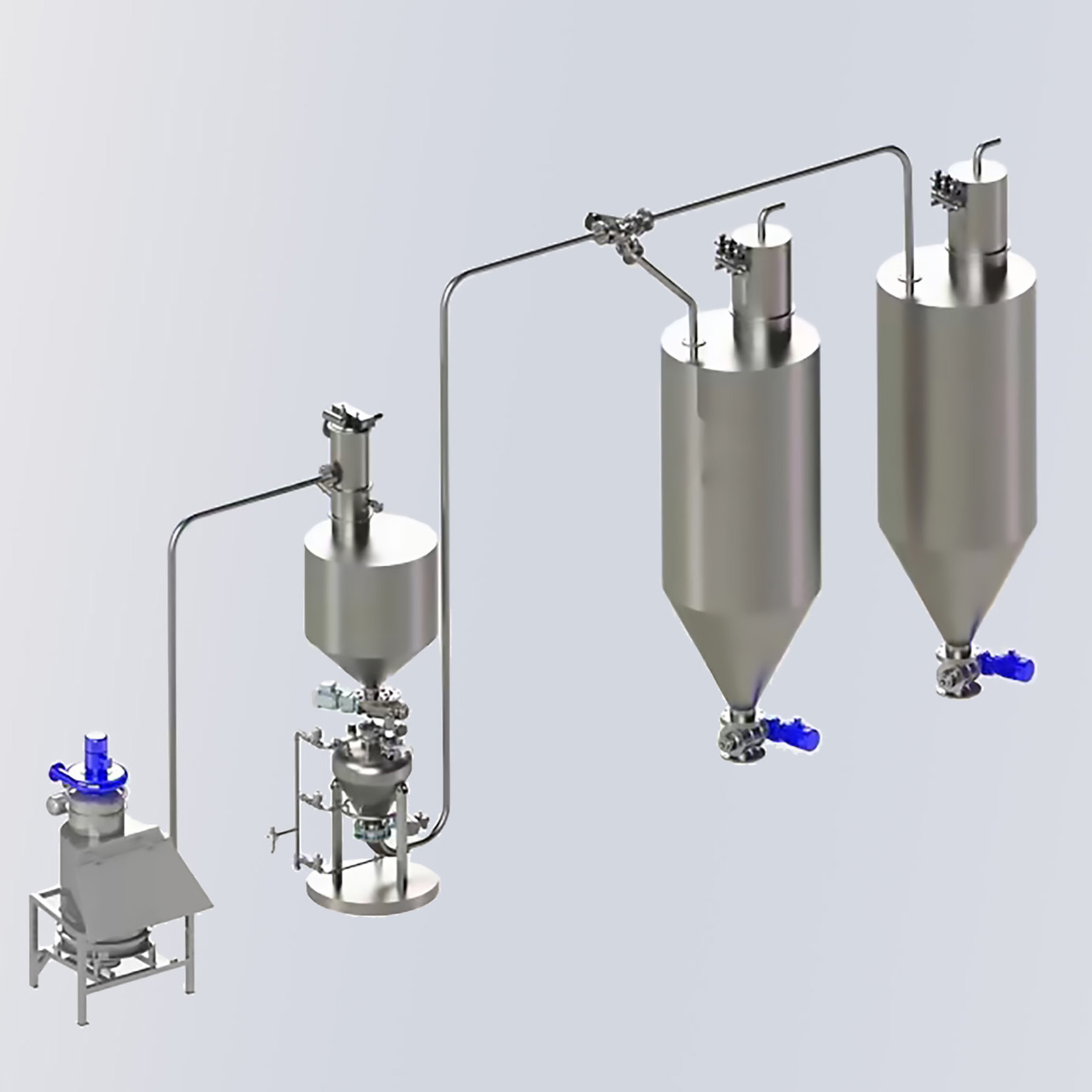 正压密相气力输送